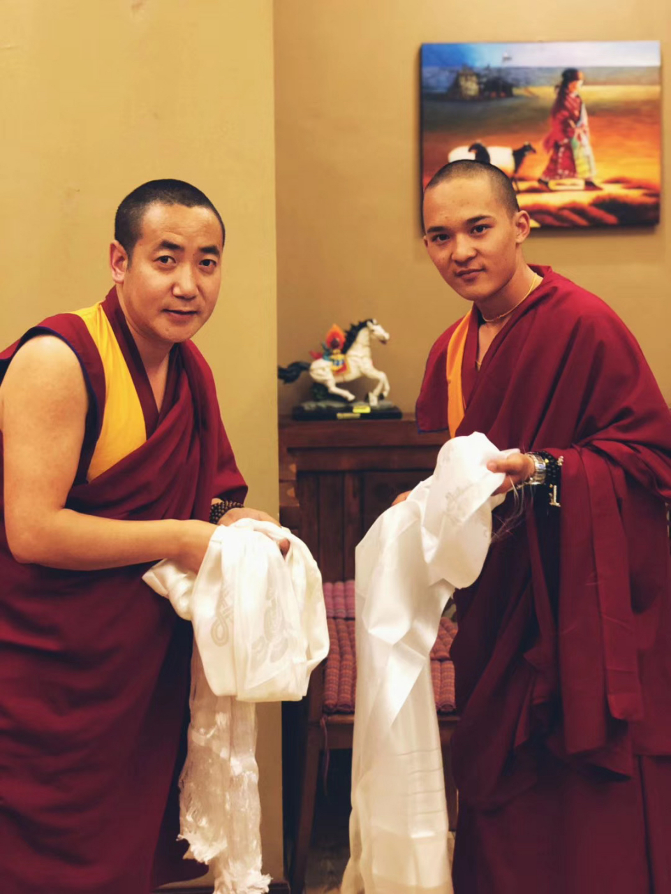 夏琼寺智岗活佛和堪布活佛和照