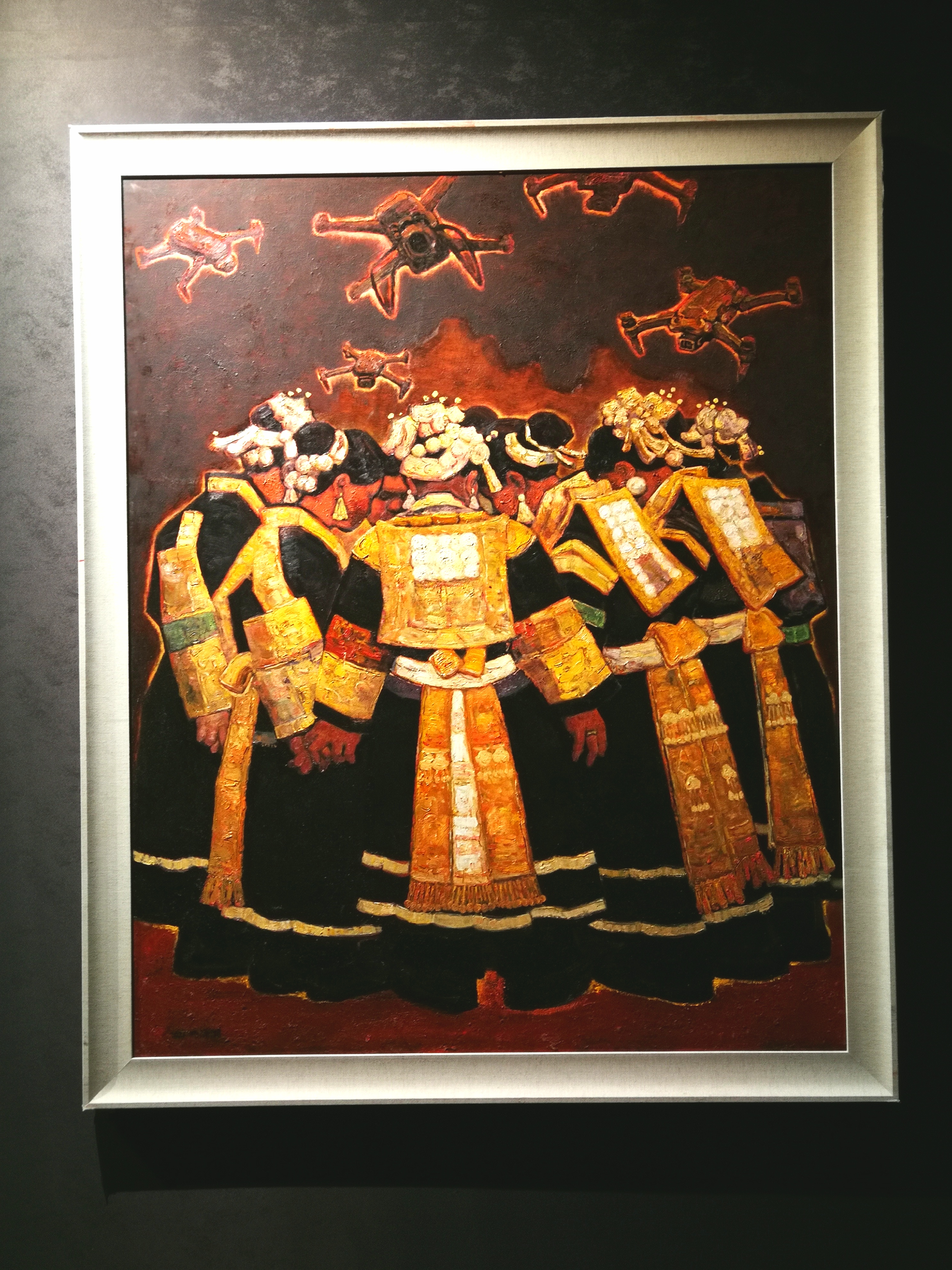 贵州少数民族美术作品展,在多彩贵州城展出,多位知名艺术