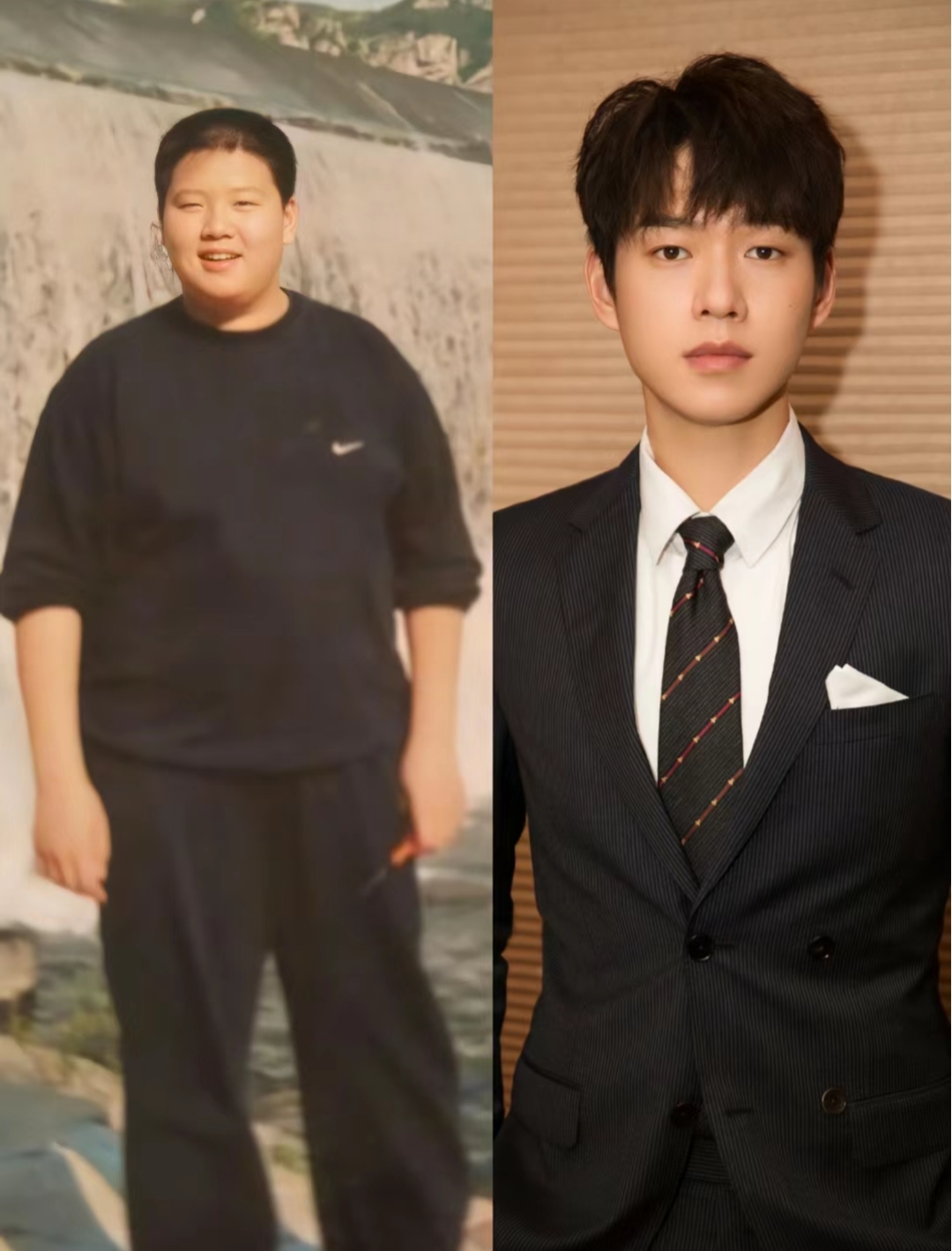 男明星减肥前vs减肥后,果然认真起来都是帅哥[期待]#娱乐最前沿