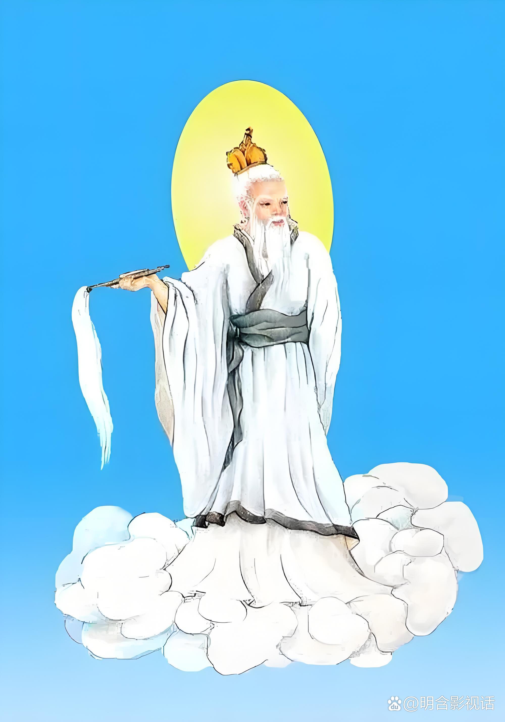 太白金星为道教"七曜星君"之一,司掌金星,位列玉帝近臣,主和平