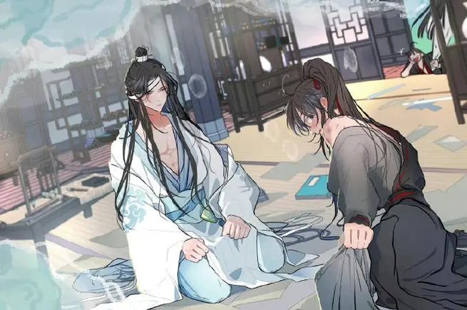 汪叽和羡羡,天天[敲木鱼]#魔道祖师