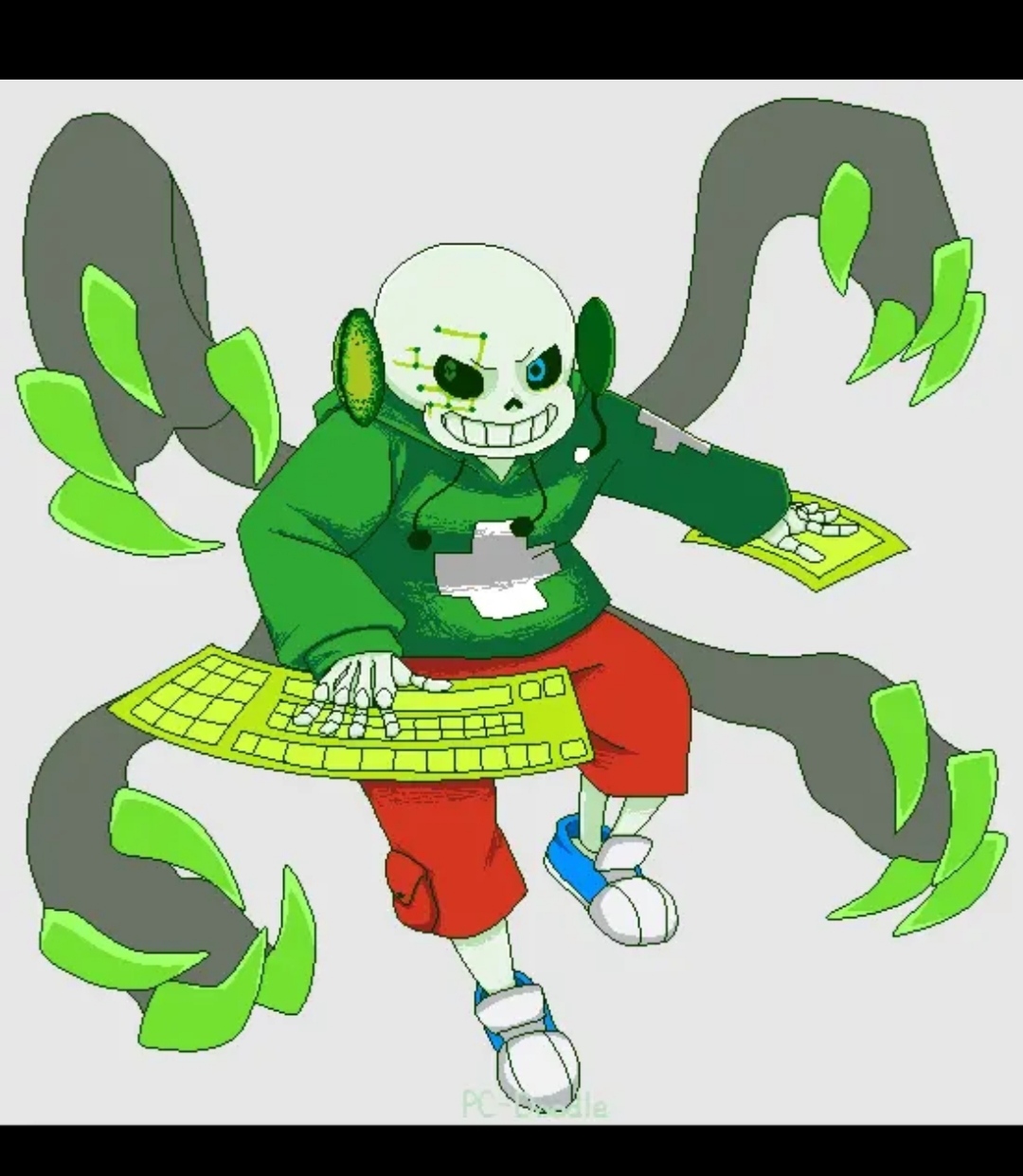 传说之下au防病毒sans