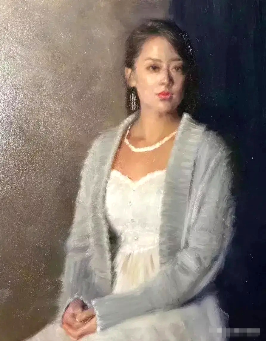 冷军五个半小时人物写生