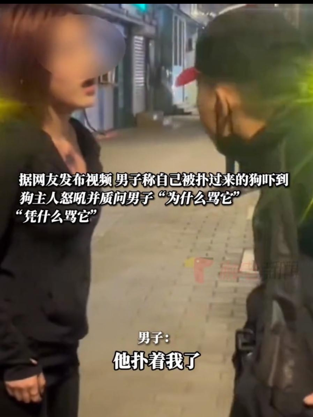 未牵绳的够扑到路人,狗主人不但不道歉还口出狂言:吓你怎么了!