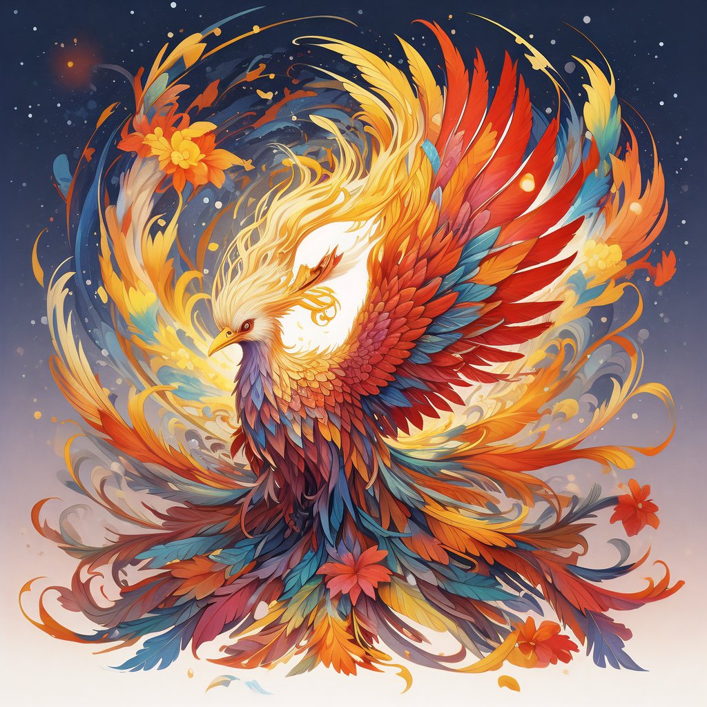 9078  第一眼就被这只凤凰深深吸引,色彩斑斓的羽毛,宛如一幅流动