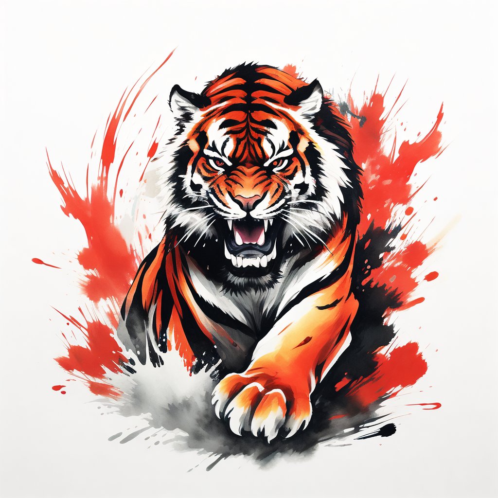 怒吼的虎,震撼我心!#动态连更挑战