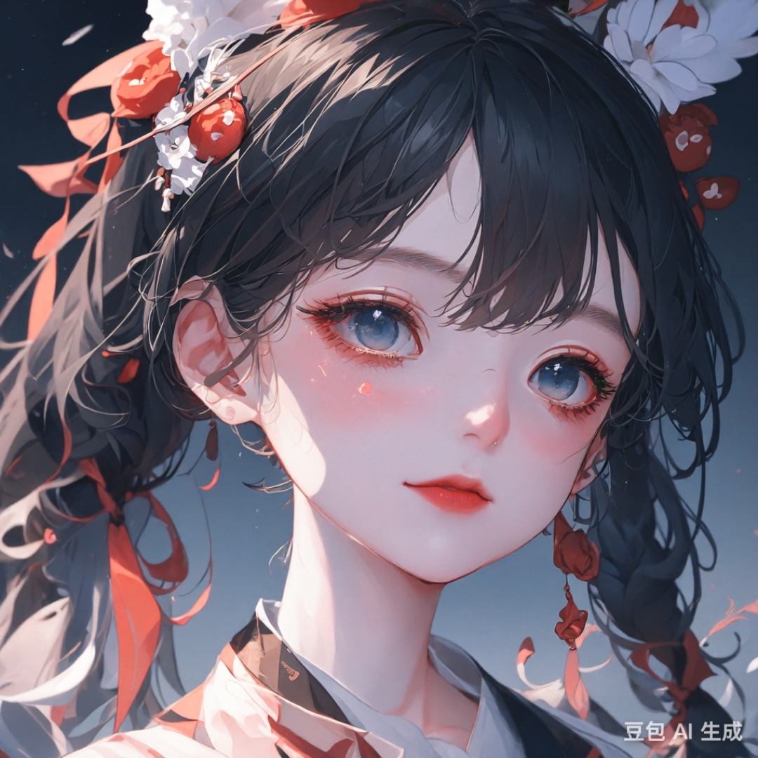 题目:中国风美少女的魅力  在春意盎的古镇,一位中国风美少女在阳光下