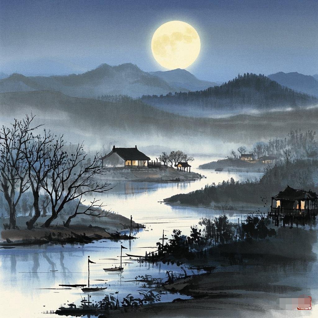 月照秋江（4）