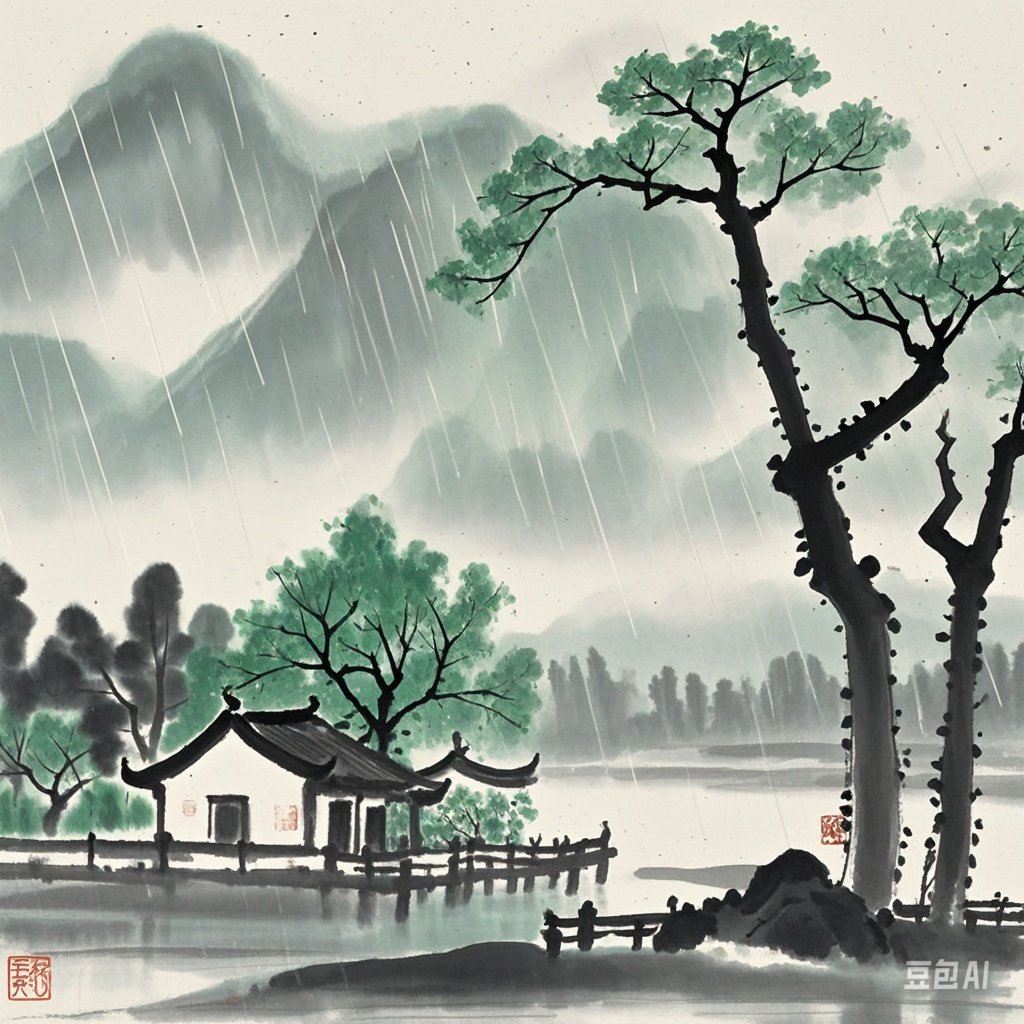 《春雨秋愁》 作者:谦孚 谁说春雨贵如油,沥沥淅淅下不休