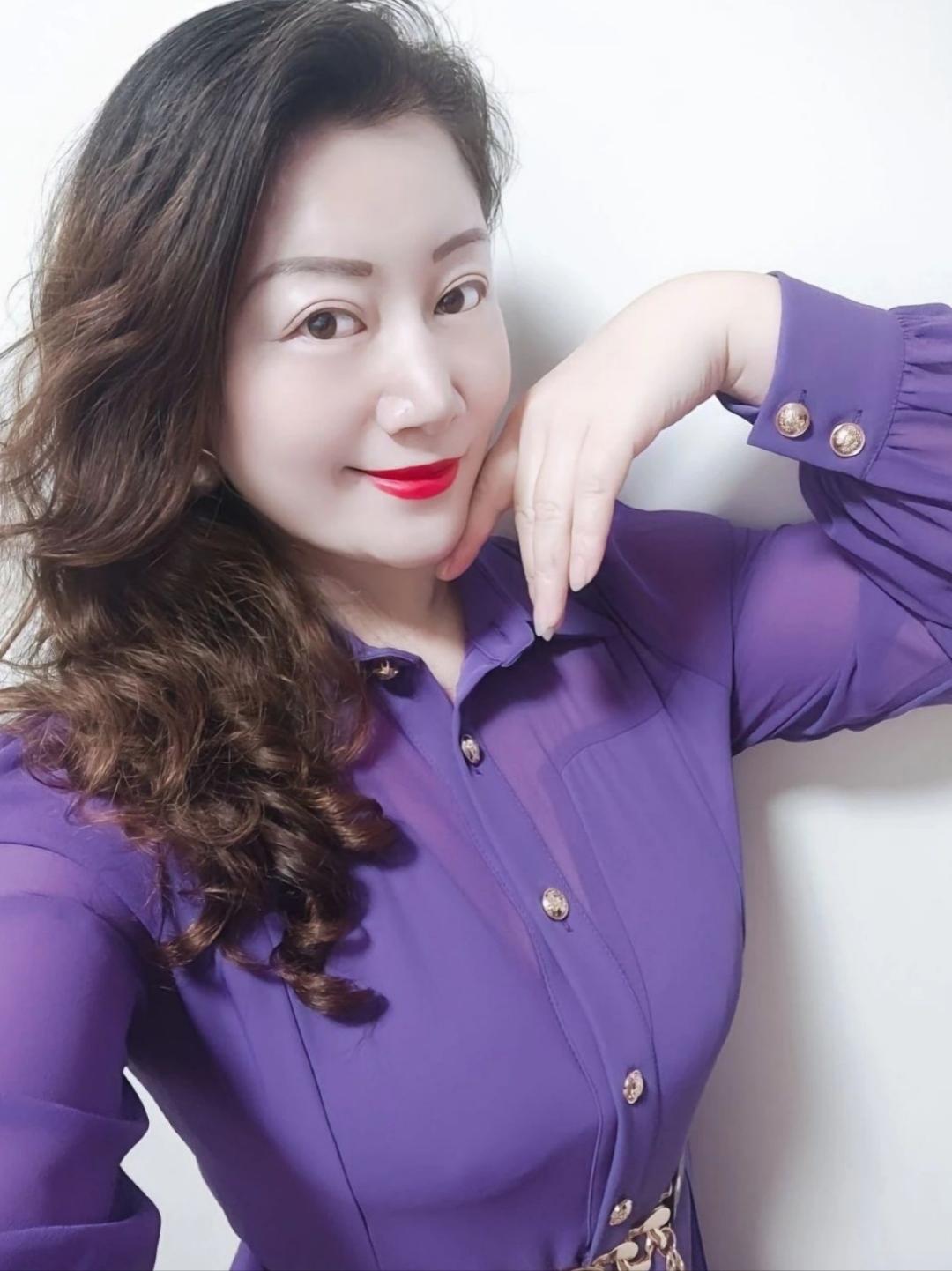 45岁的紫玫瑰阿姨,熟韵犹存……#动态连更挑战# #中年女人气质穿搭