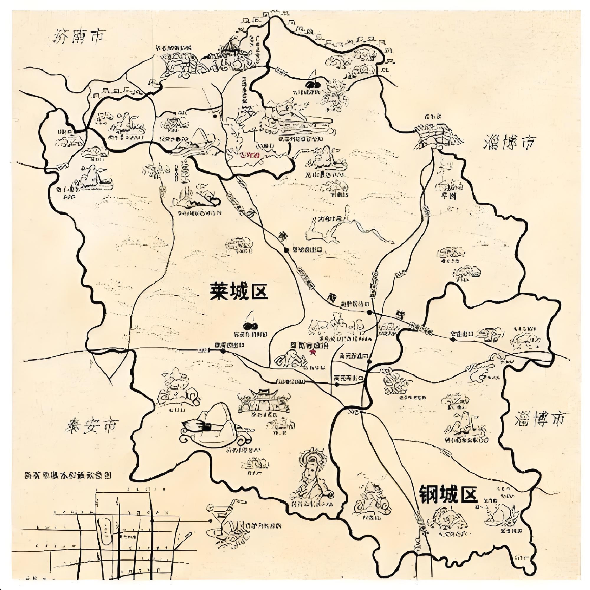 莱钢钢城区地图图片