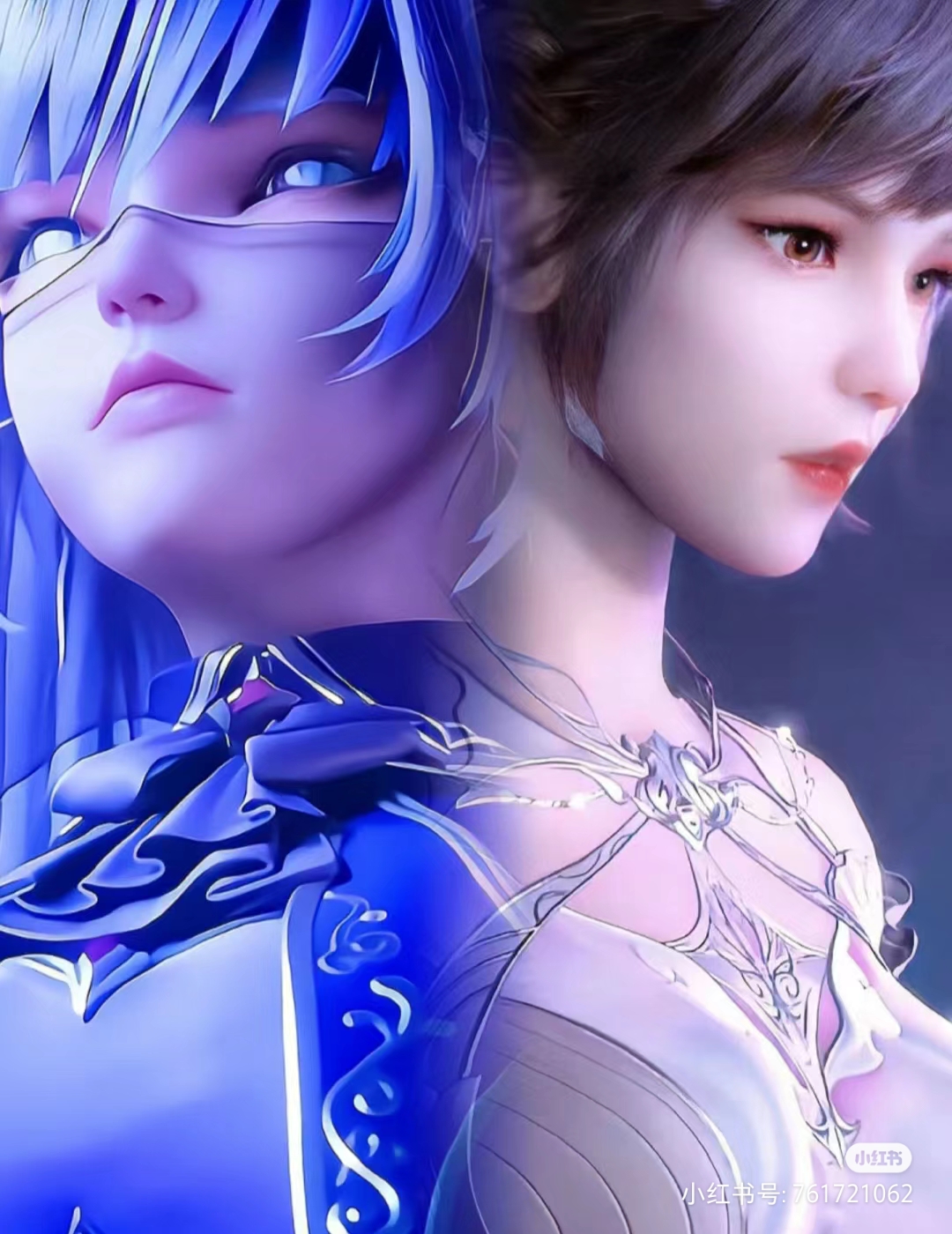 上个视频的圣采儿和小舞的合照发一下,求个赞[流泪]