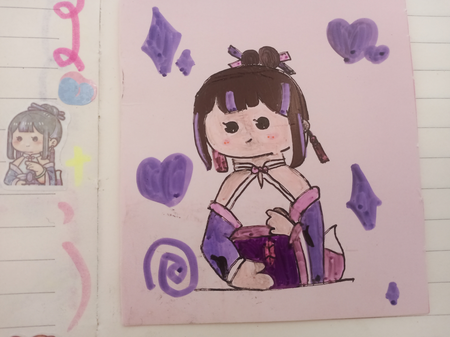 第一次画小麻薯[大笑]画的是狐狸公主,不喜勿喷哟00