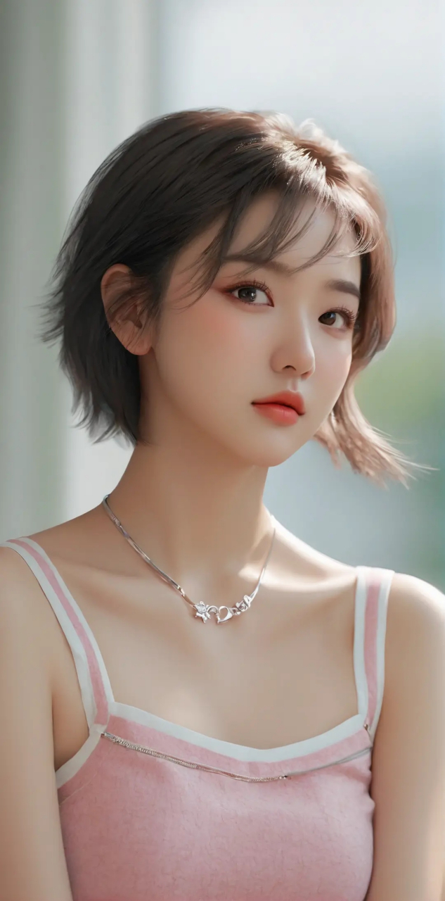 短发少女,俏皮可爱,完美女友#公主请添衣