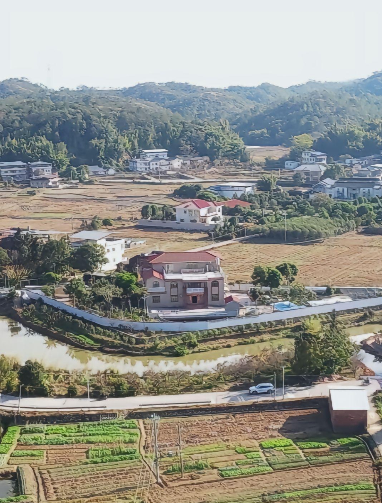 村庄风水地形图解图片