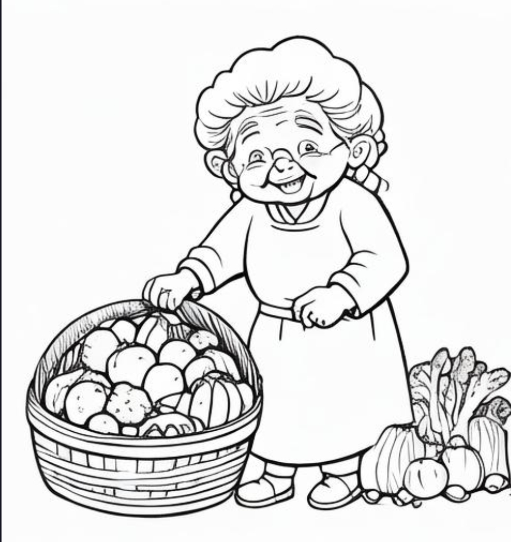 买菜简笔画老奶奶简笔画图片买菜简笔画六年级卖菜的人简笔画简笔画老