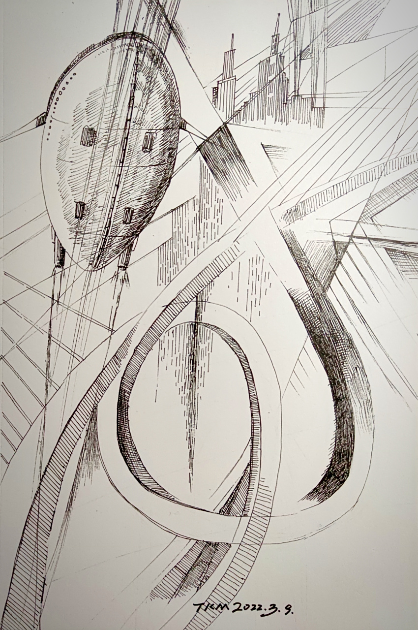 《天空之城》,,,钢笔