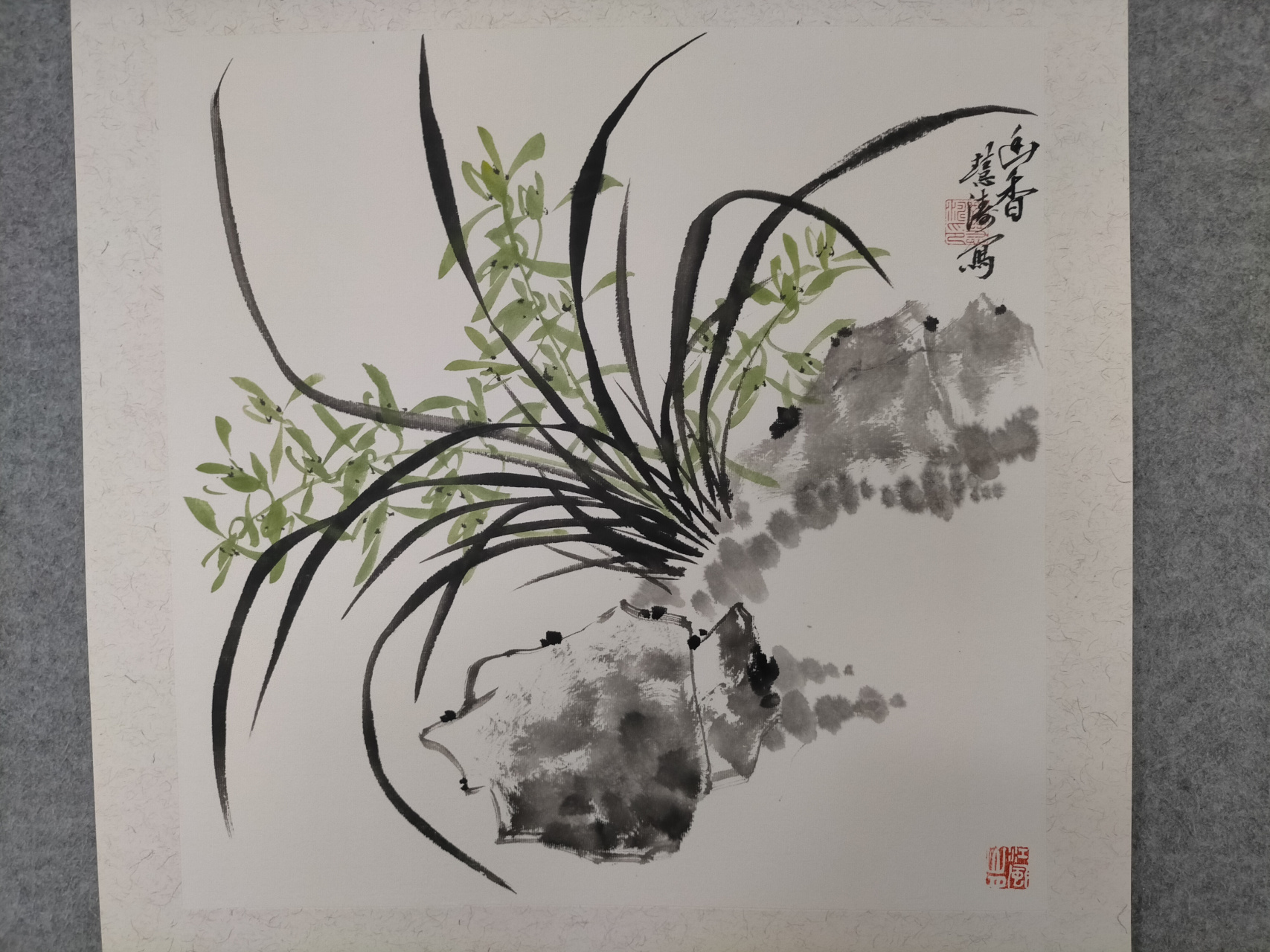 刘慧涛国画作品之兰花