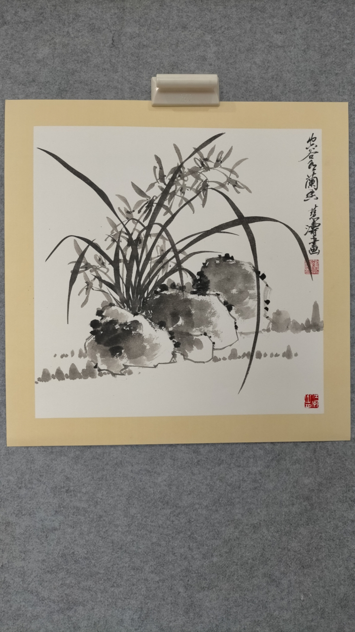 刘慧涛写意兰花