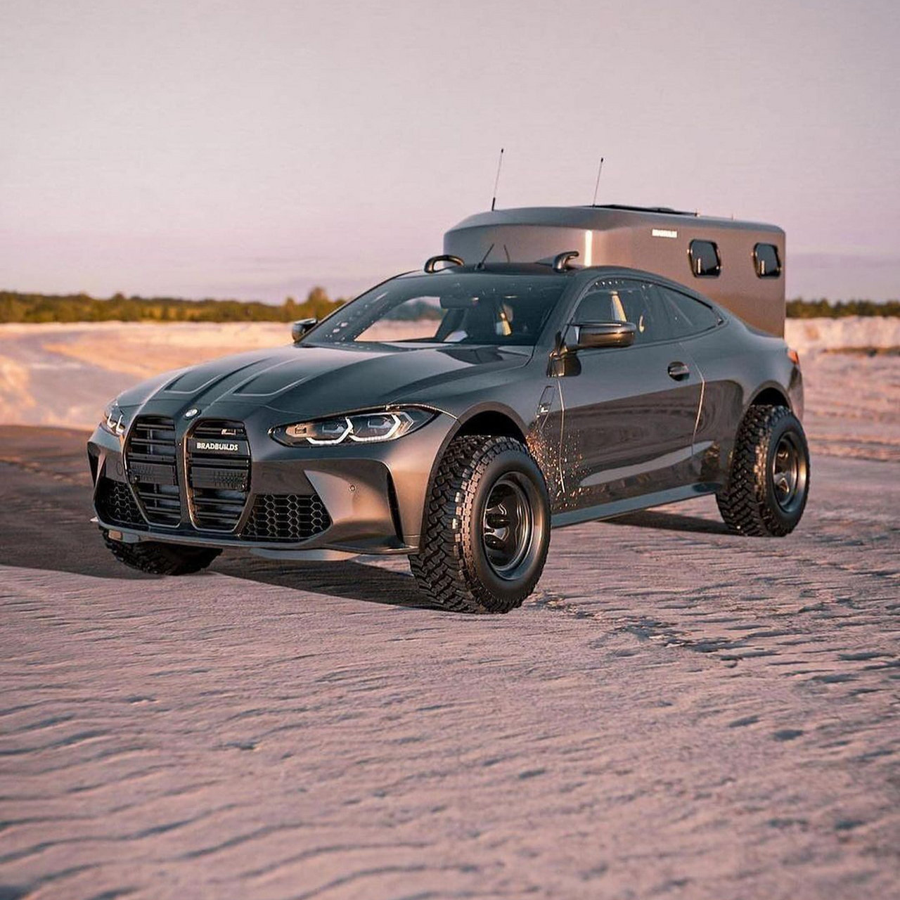 这样的宝马m4概念车,你觉得怎么样? 是跑车又是房车?