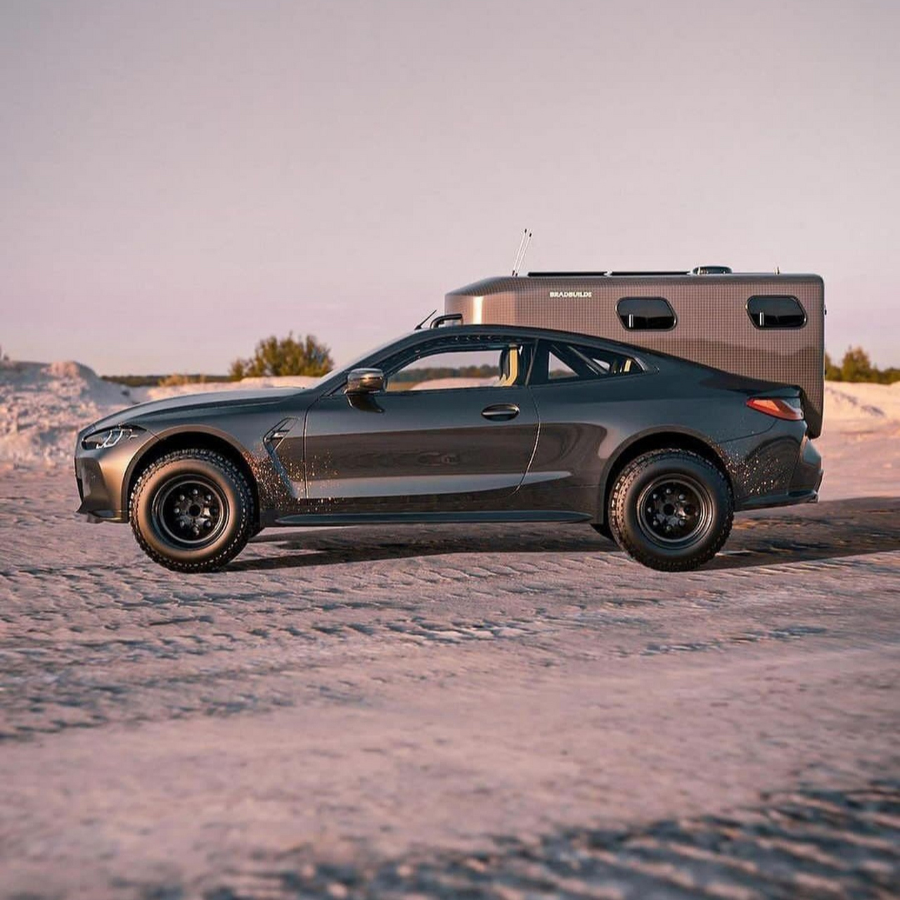 这样的宝马m4概念车,你觉得怎么样? 是跑车又是房车?