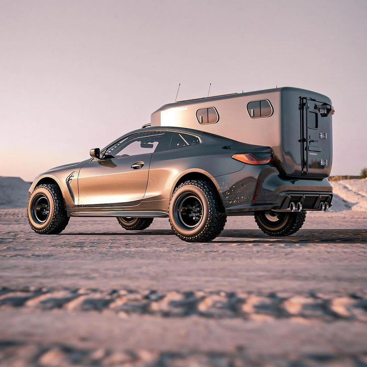 是跑车又是房车?或者说小小的露营车? #宝马概念车# 676767