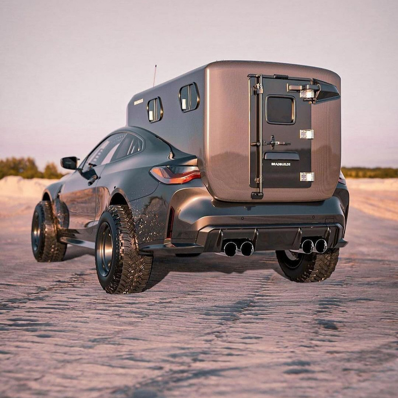 是跑车又是房车?或者说小小的露营车? #宝马概念车# 676767