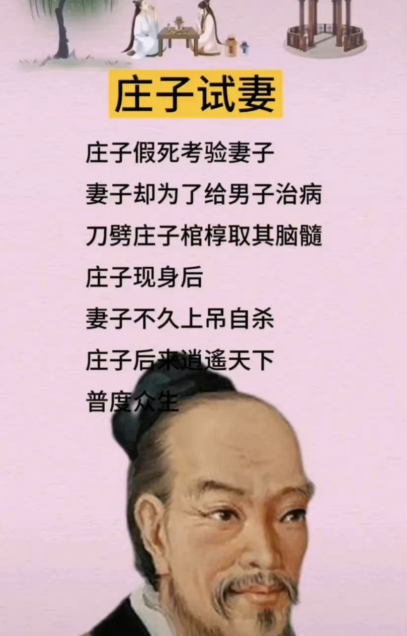 庄子试妻,得到了什么启示?