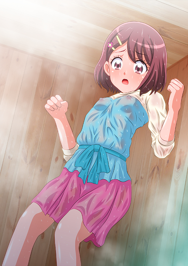 05动漫美少女害怕的样子太可爱了!