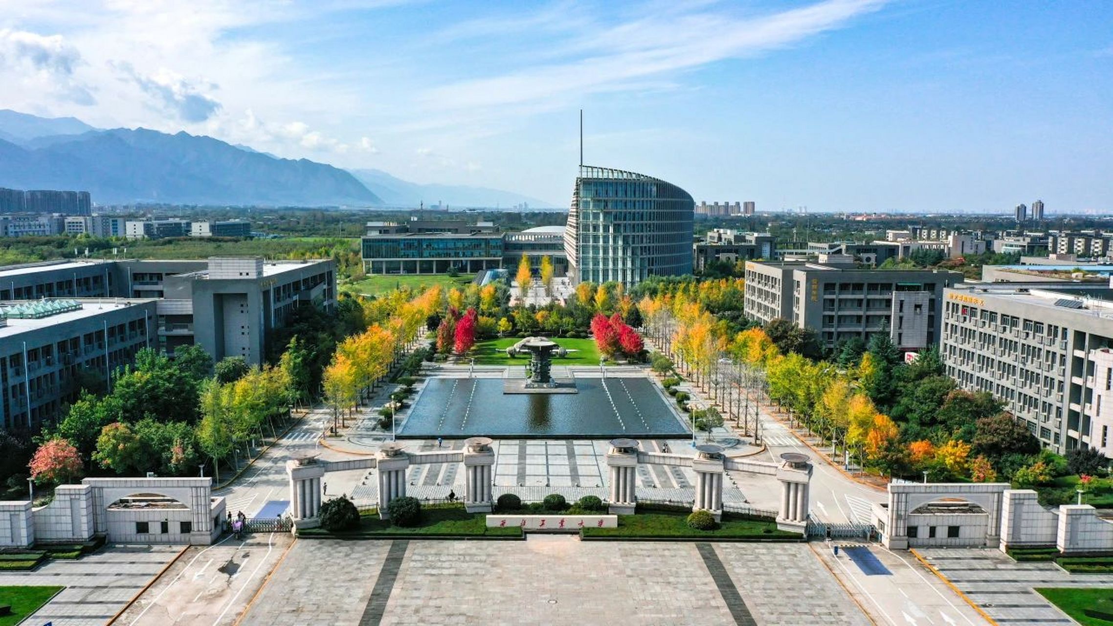 西北工业大学校园风景图片