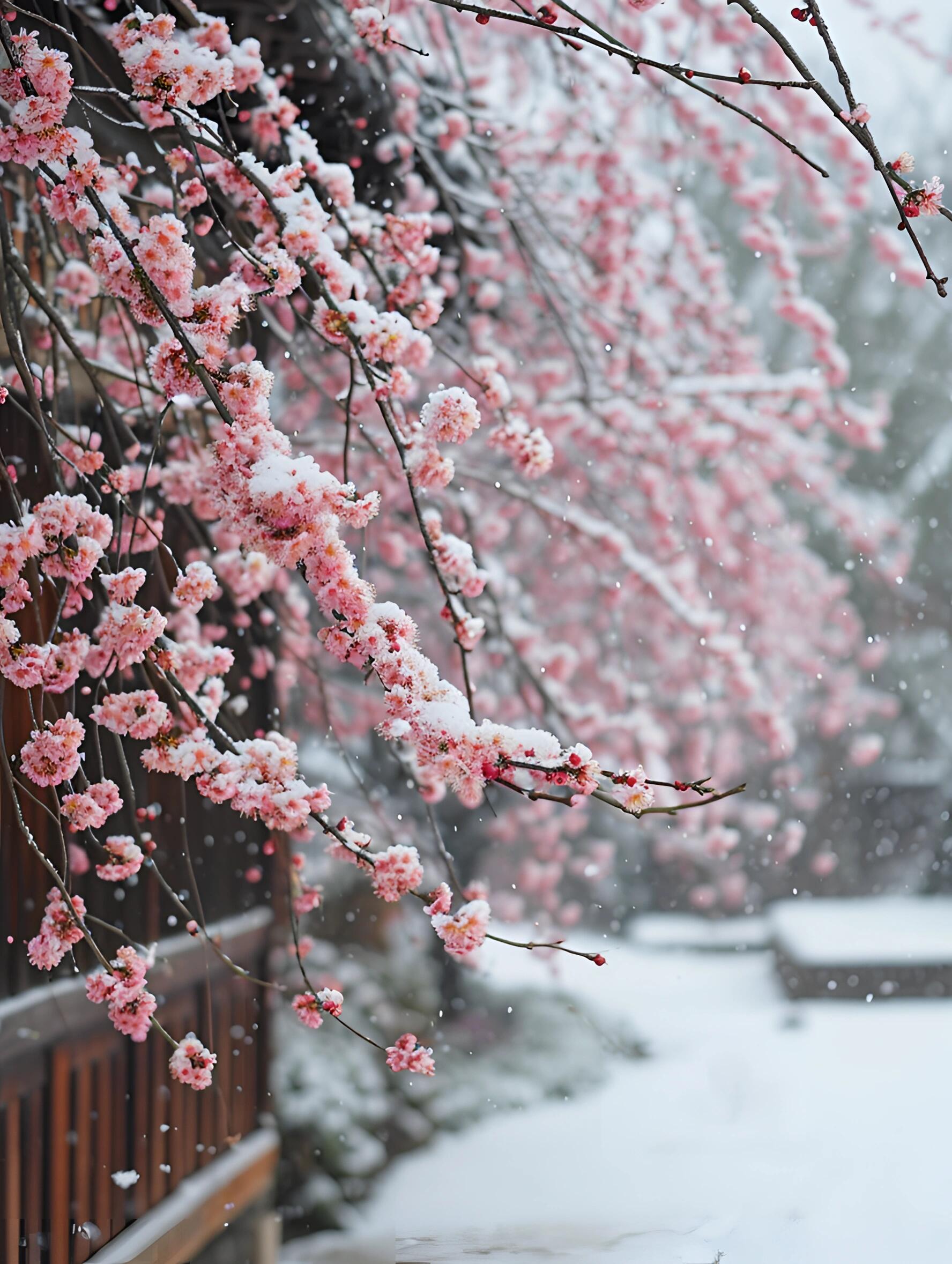 白雪樱花品种介绍图片