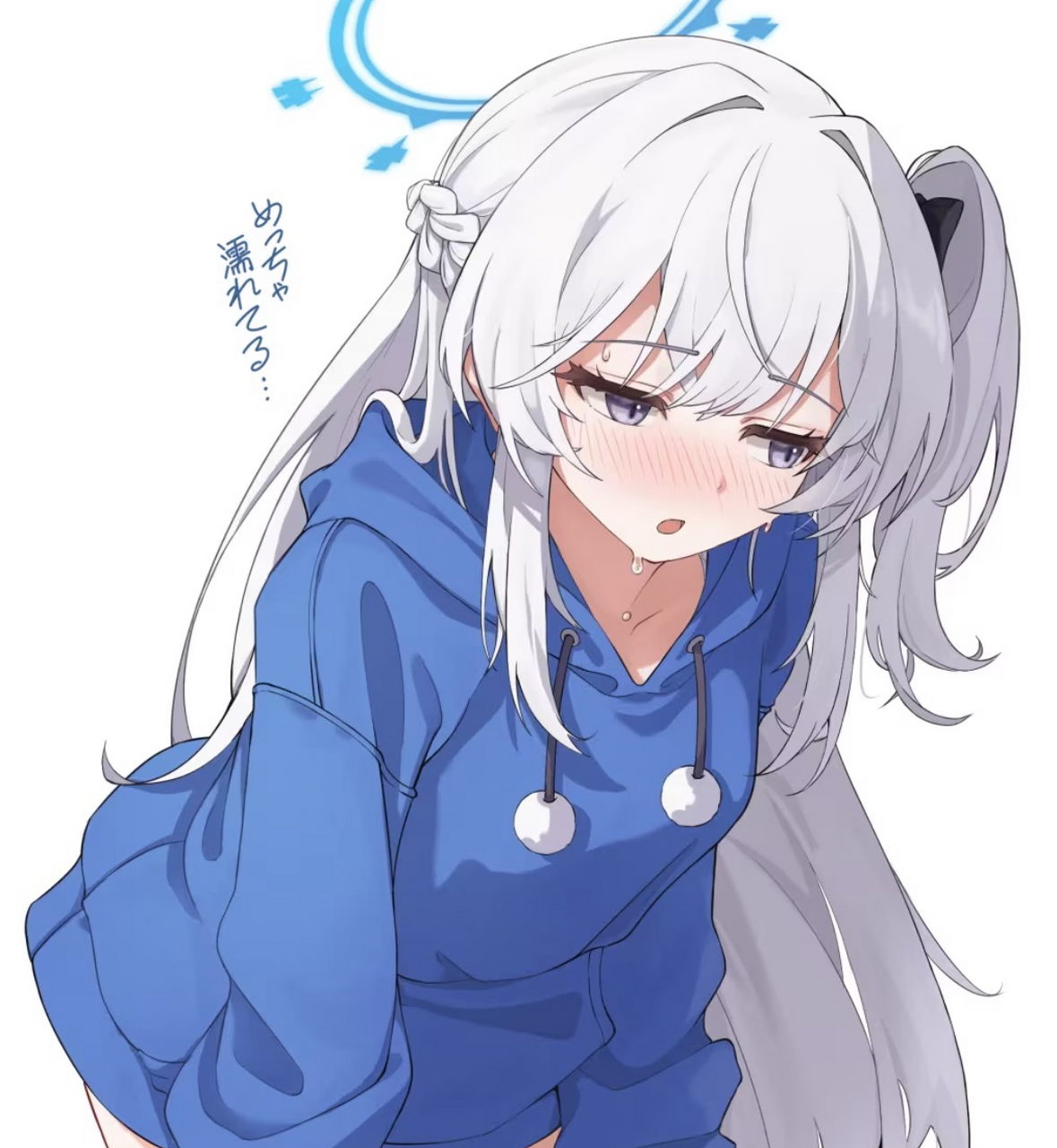 面色潮红の月雪宫子 #蔚蓝档案# #二次元#  下半张发不出来力