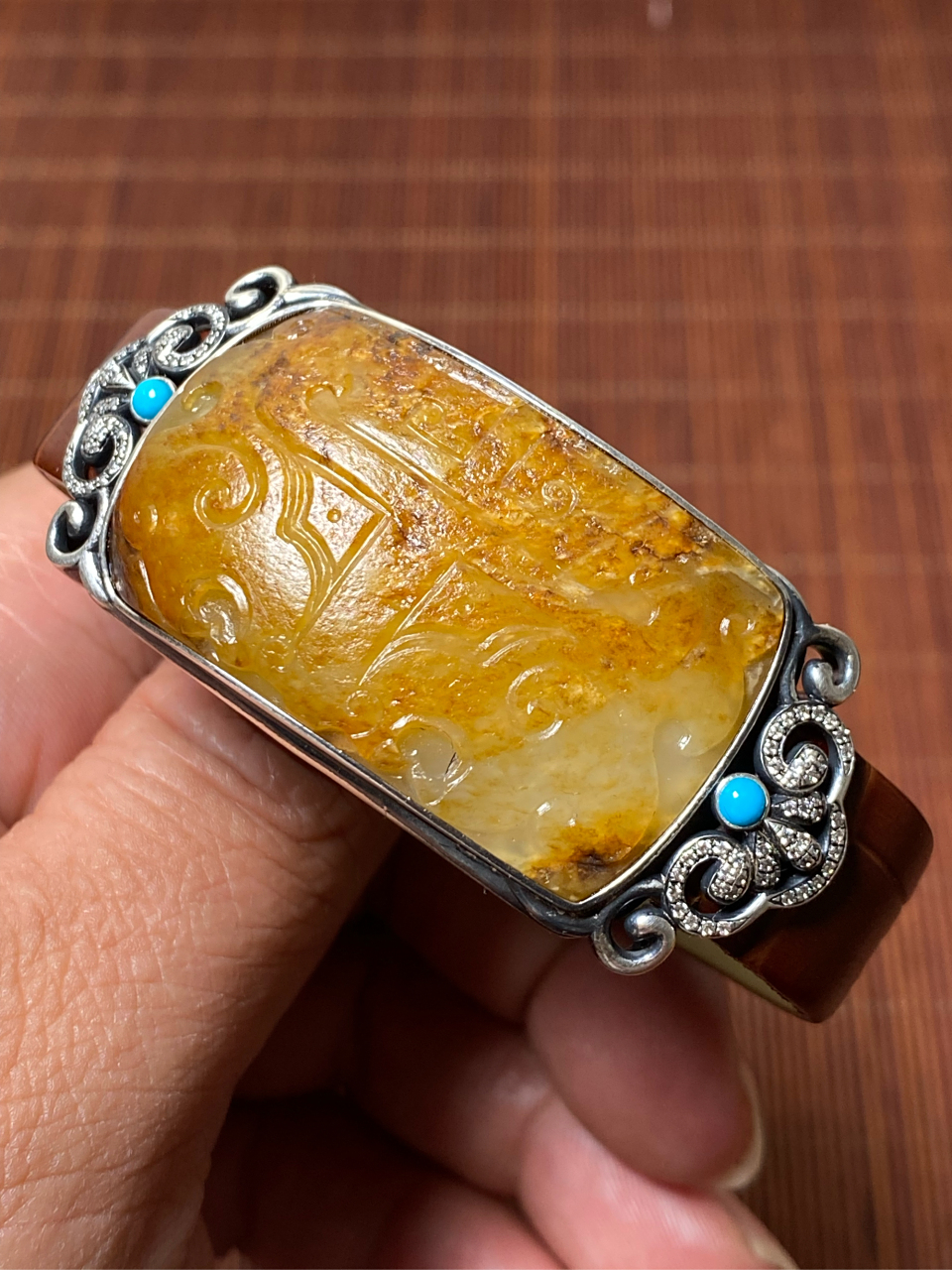 和田玉手牌# #和田玉# #和田玉籽料# #新疆和田玉籽料# 新疆和田玉