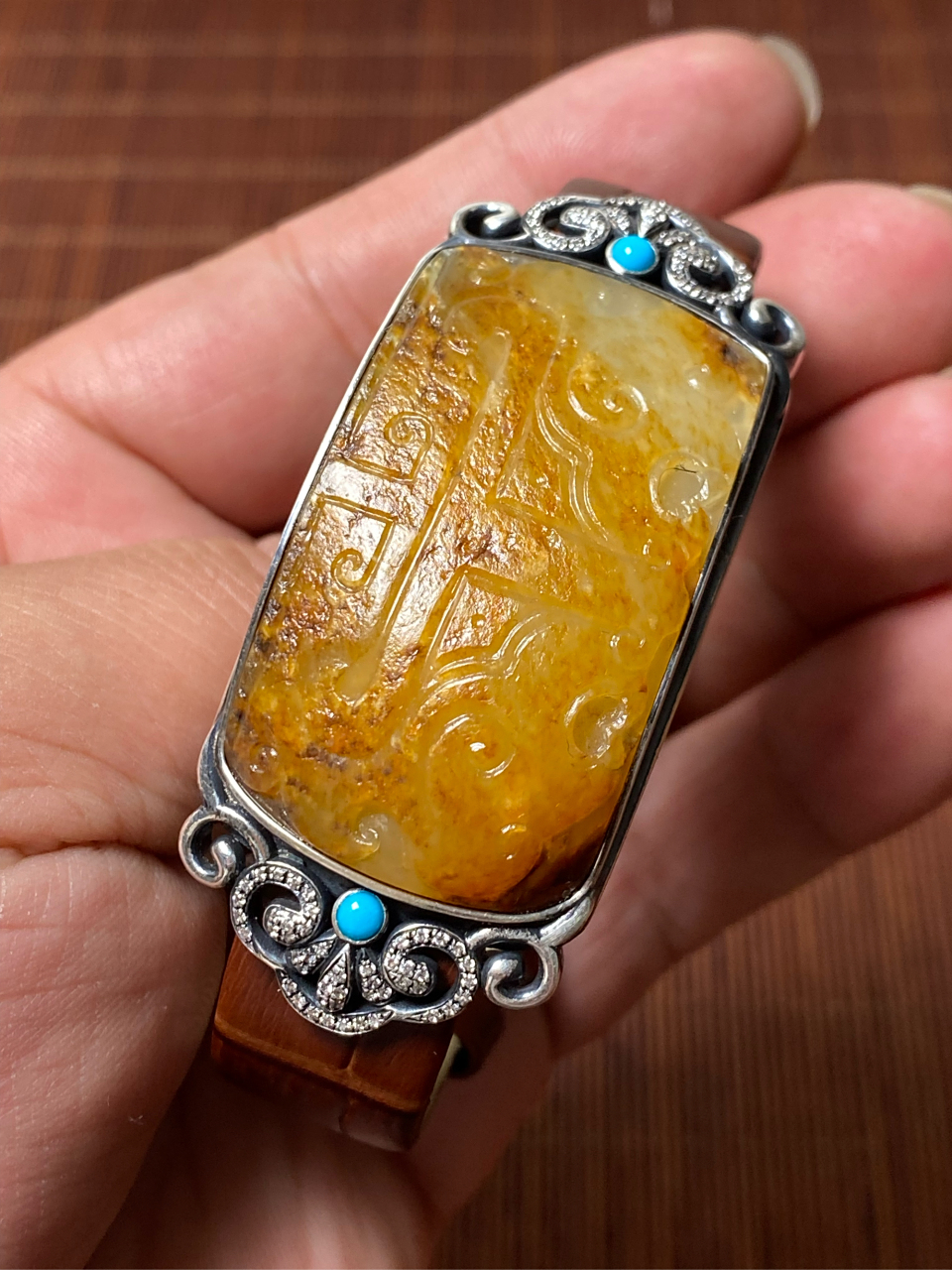 和田玉手牌# #和田玉# #和田玉籽料# #新疆和田玉籽料# 新疆和田玉