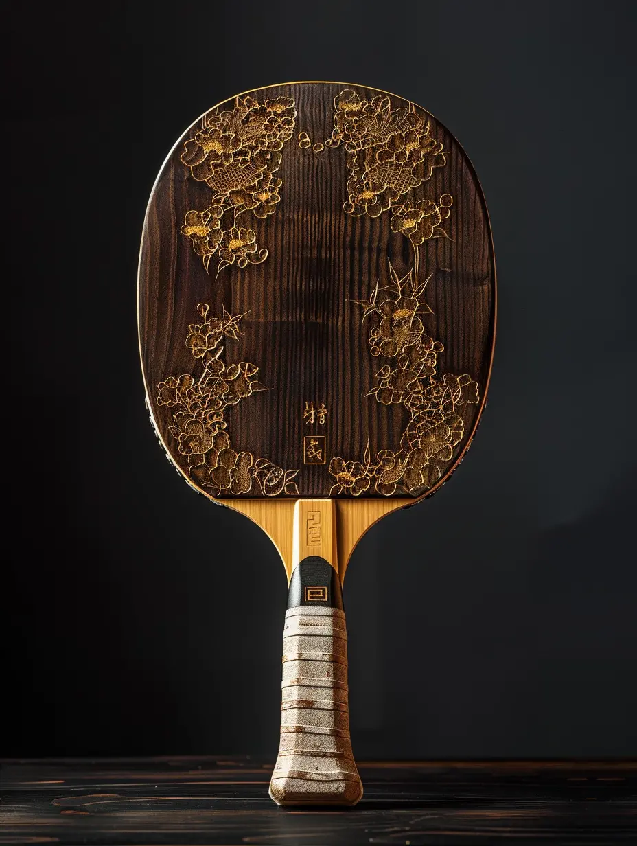 一系列国风限量版的乒乓球拍,老祖宗的审美yyds!