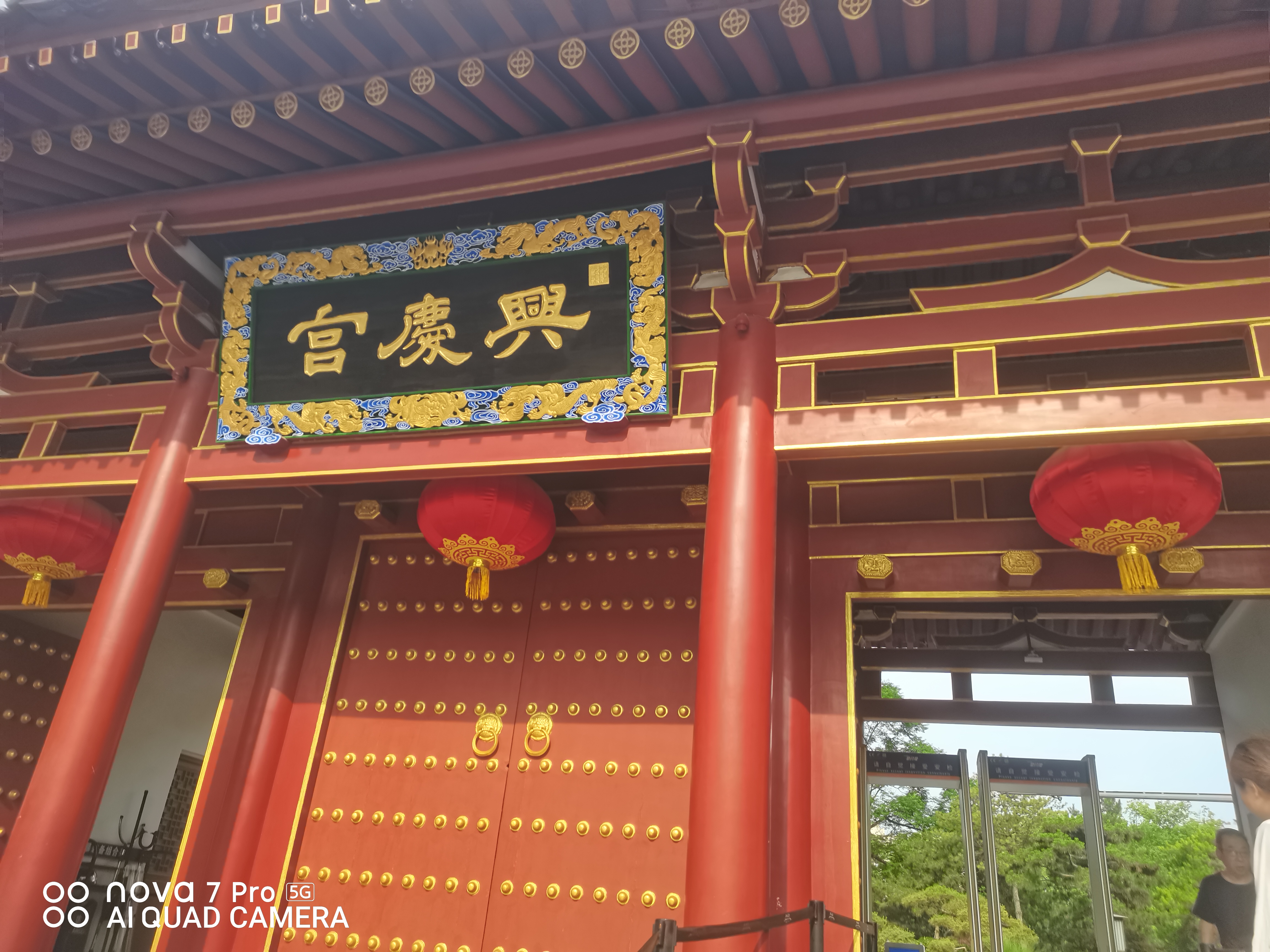 早晨7点多,陪着父母一起,乘滴滴直达兴庆宫公园