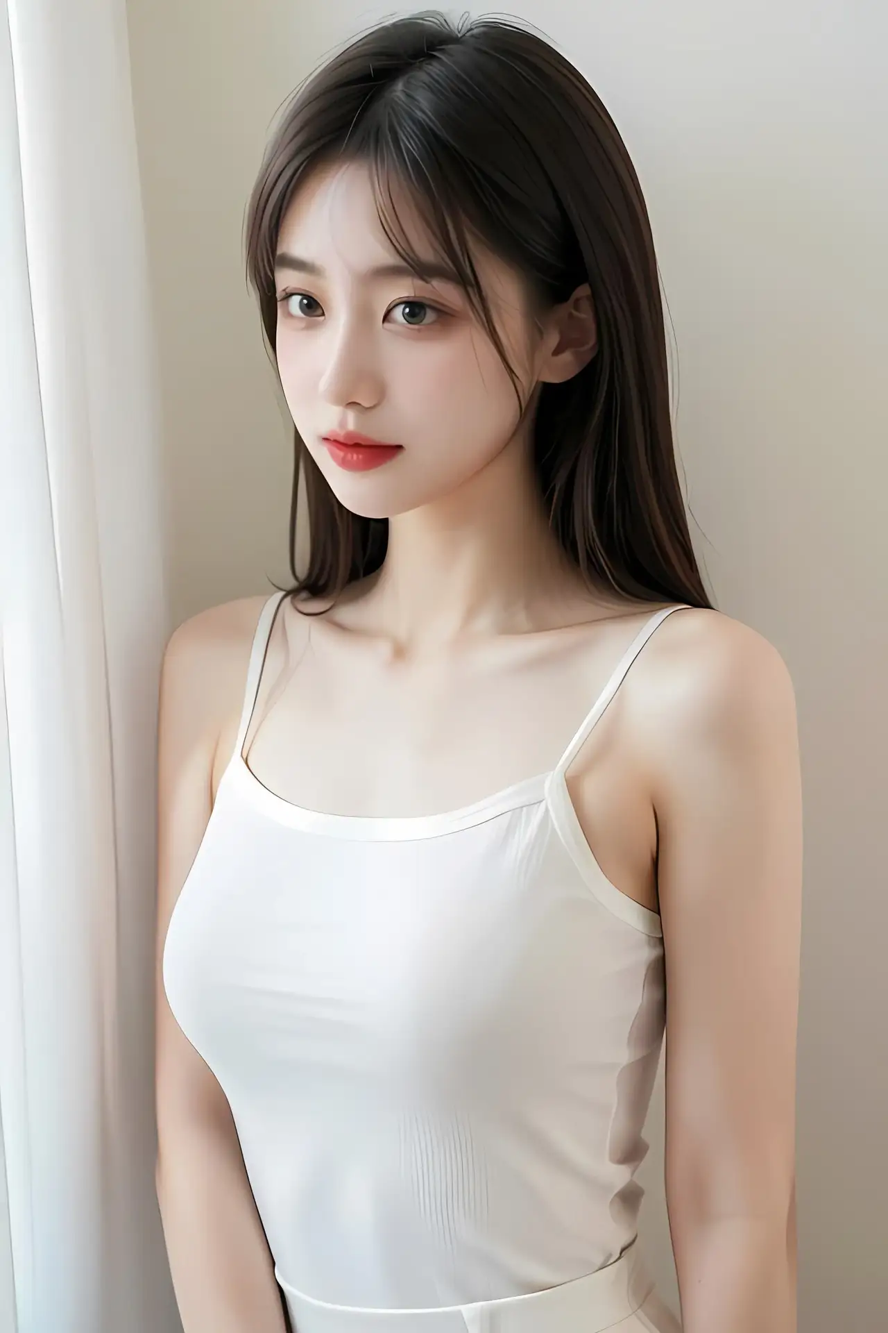 美丽如同清晨的阳光,温暖而迷人,气质优雅,如同仙子降临凡间.