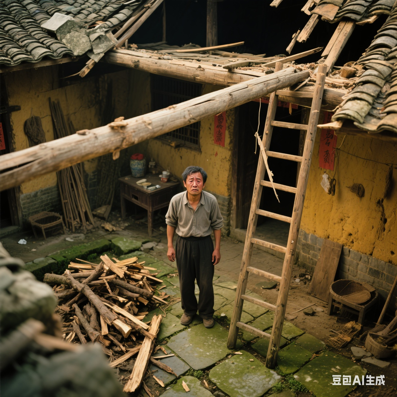 村后山坡放牛,被菜花蛇咬了脚踝,发黑的小腿肿得像冬瓜,跑了三个乡镇