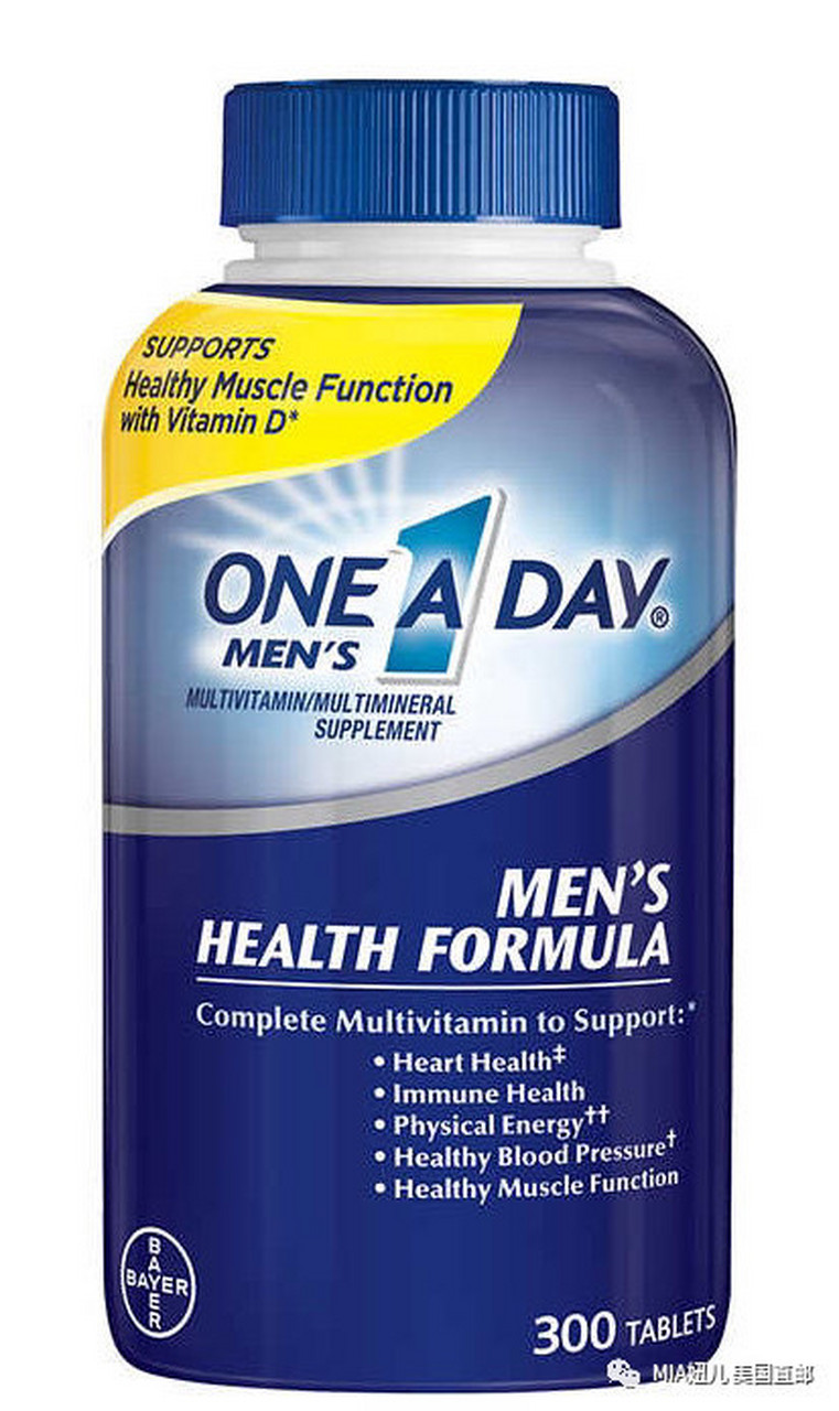 拜耳one a day 50 男性复合维生素220粒 现价￥159元    为知名厂商