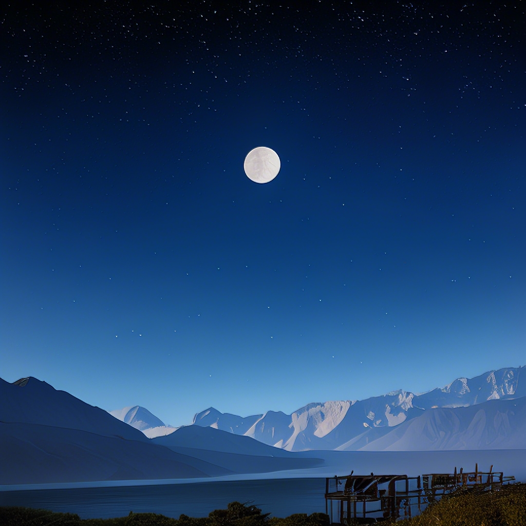 静谧夜空图片