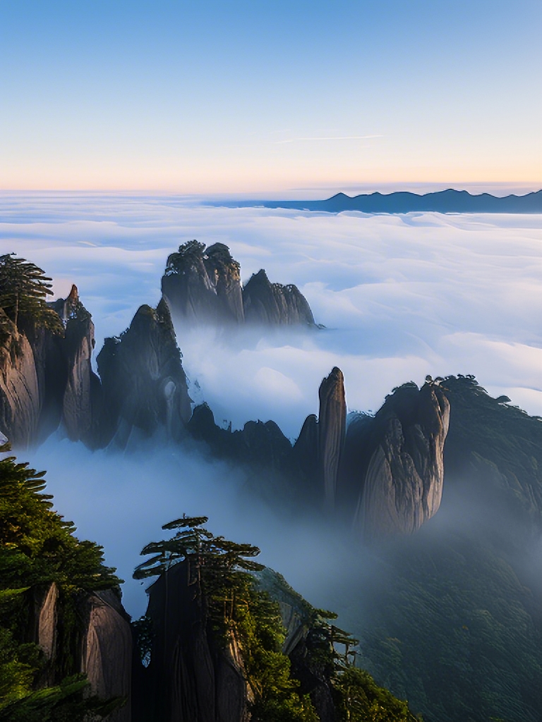 这张山峰照片真的太惊艳了