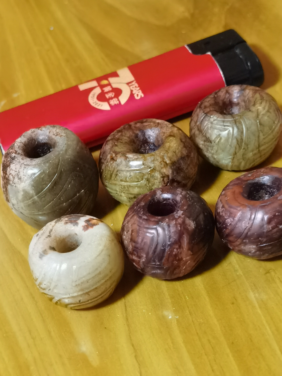 高古玉珠,商代.层次决定一个人的素质和认知.