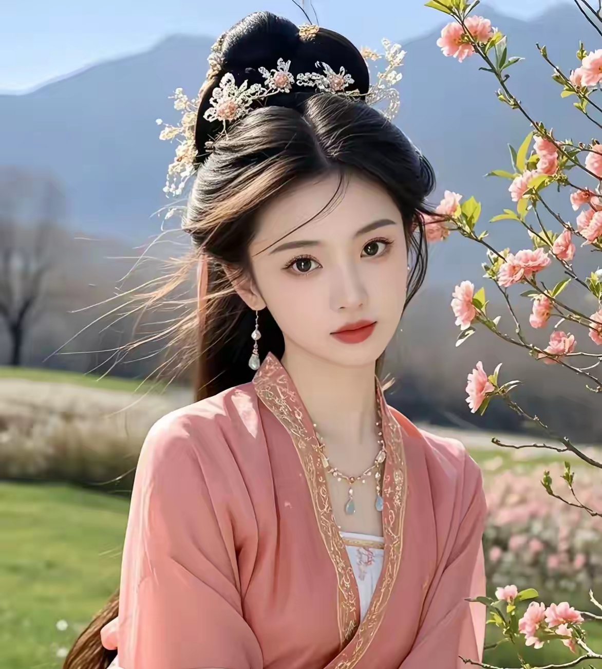 上炼兑羯献罨鸬 古装头像将门嫡女垂云髻图片垂云髻垂云髻发型图片