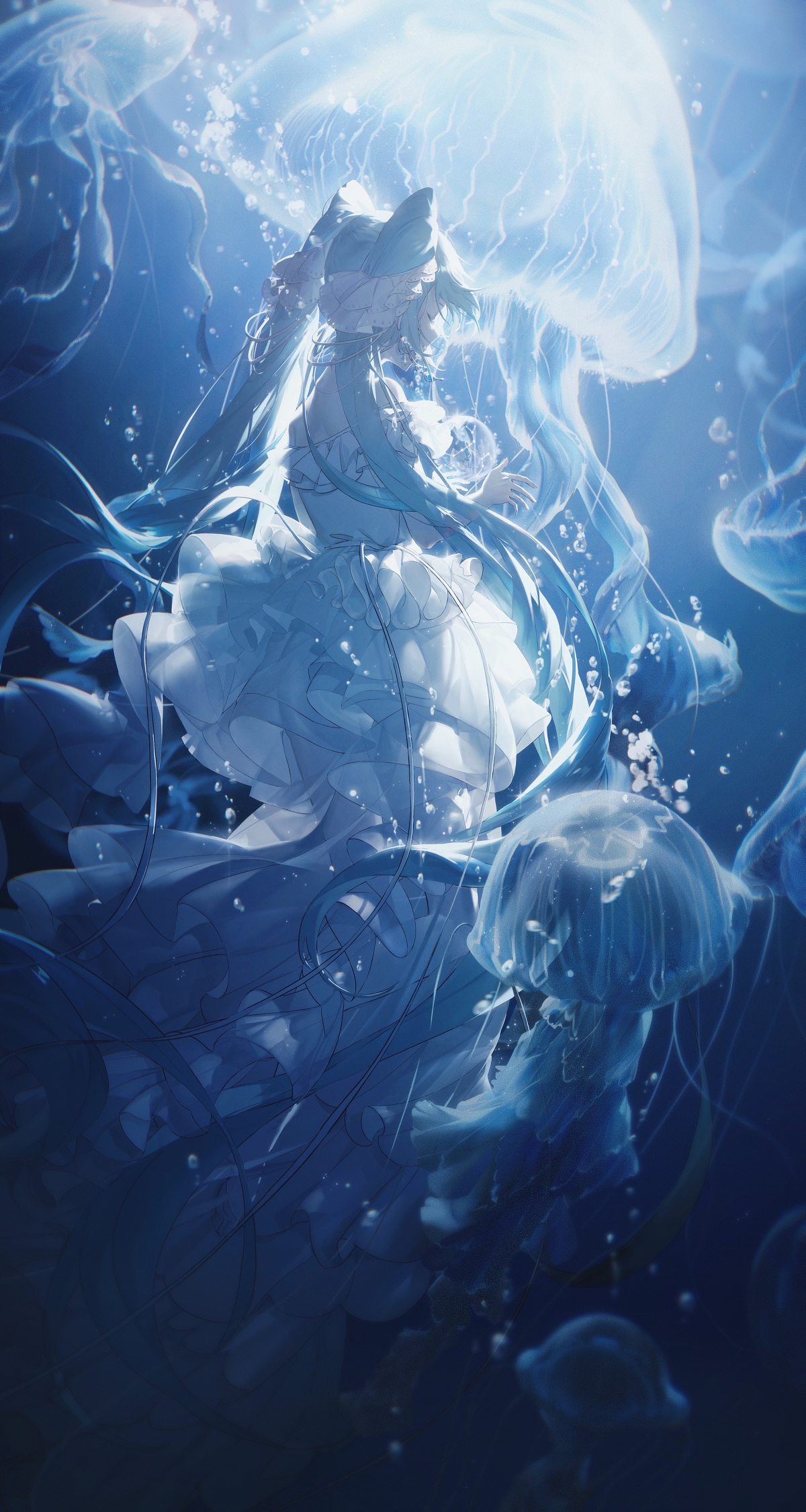 探索深海的神秘,与梦幻水母共舞.