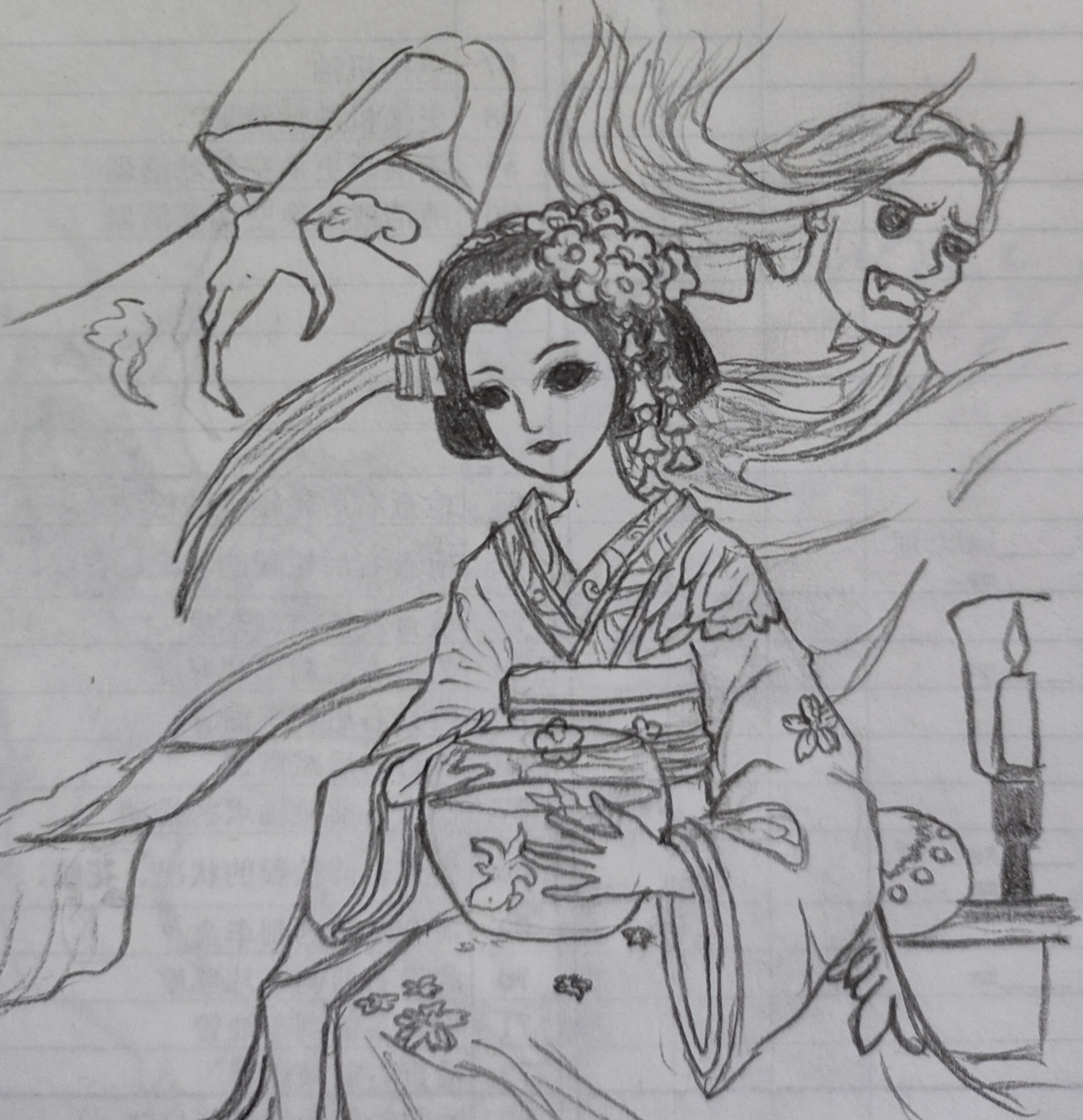 红蝶的简笔画. 凑合凑合看吧,手里工具只有黑铅笔橡皮
