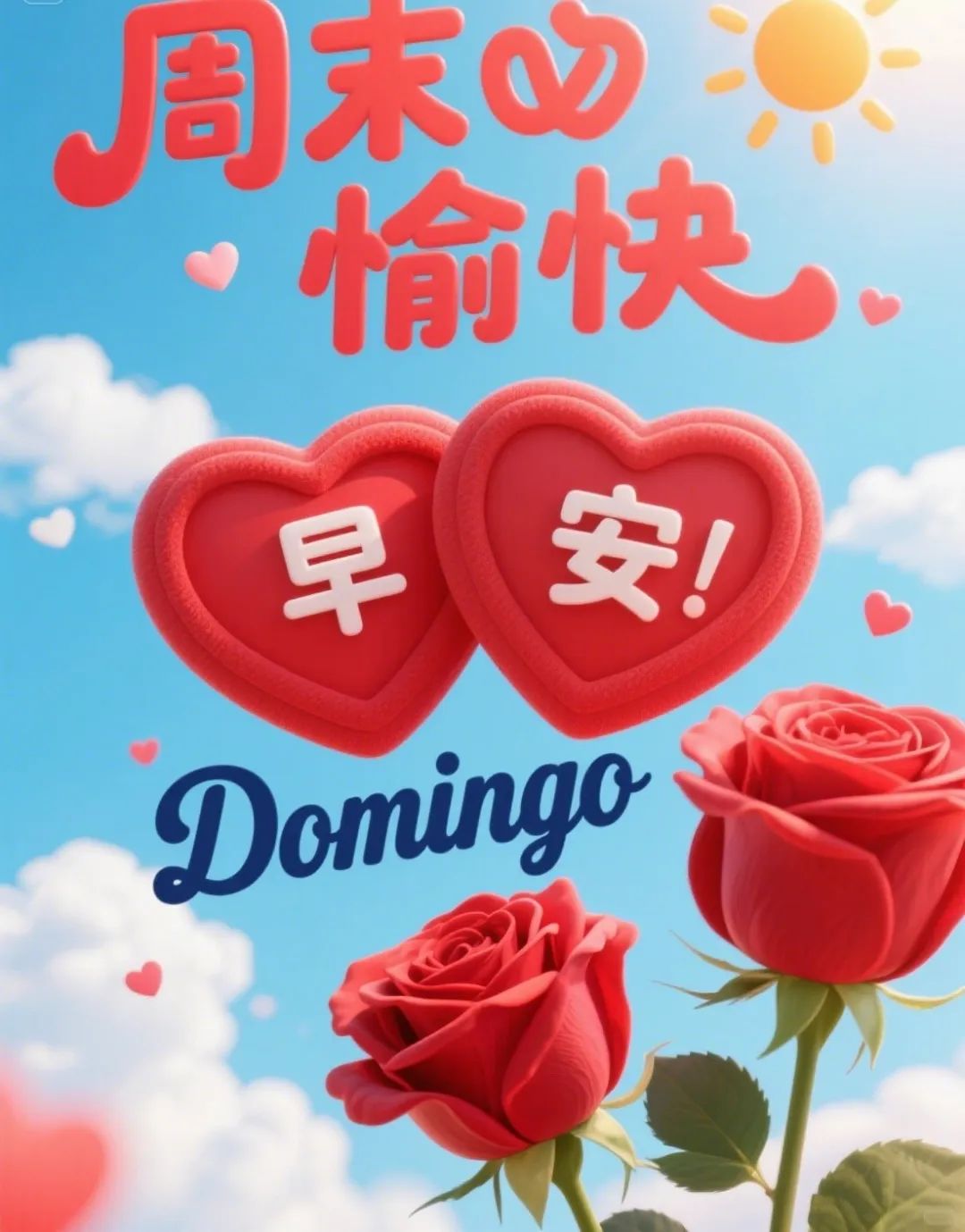 周末愉快,早安!