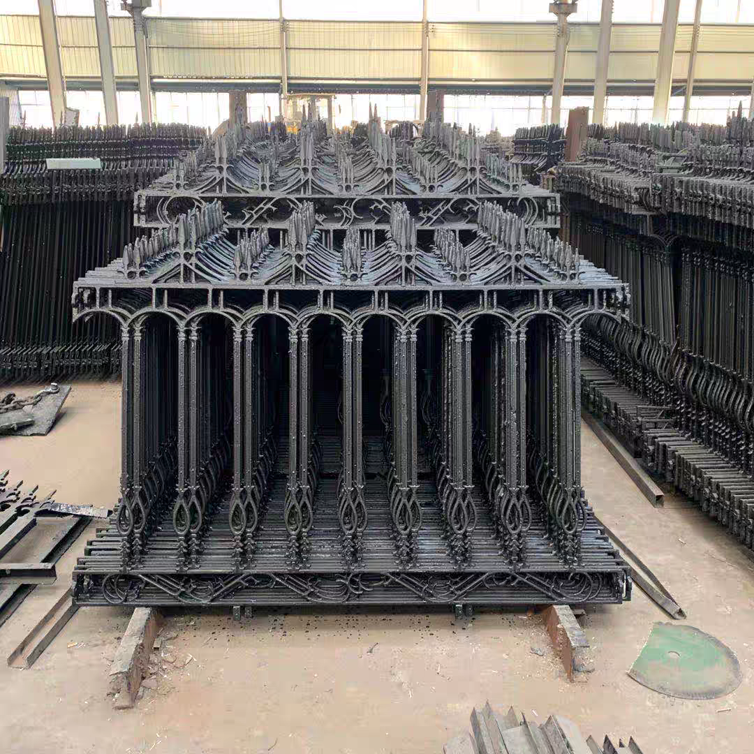 铸铁护栏围栏铁艺栏杆球墨铸铁铁艺焊接围栏栏杆别墅庭院小区厂区栅栏