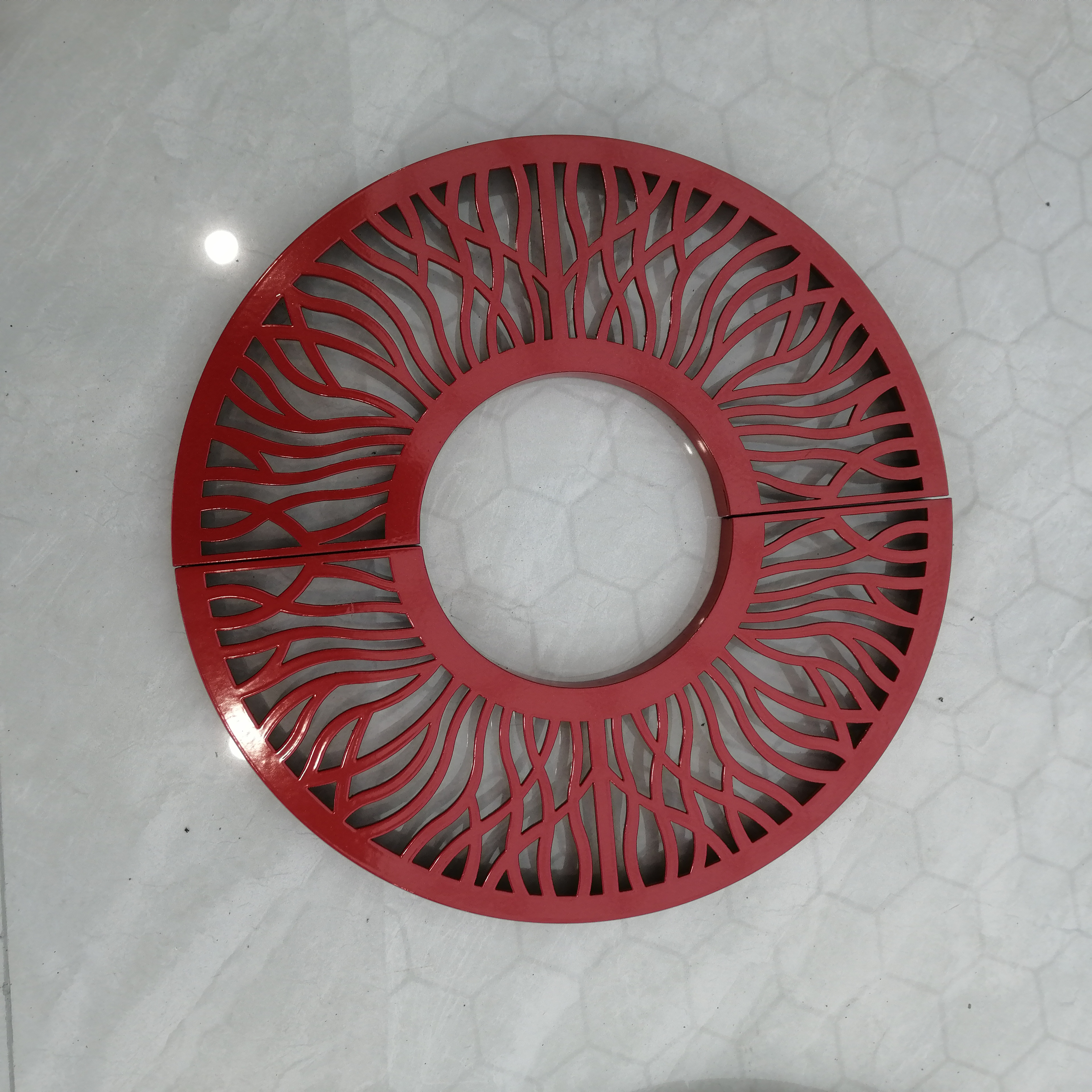 不锈钢树池篦子护树板钢板切割树池盖板