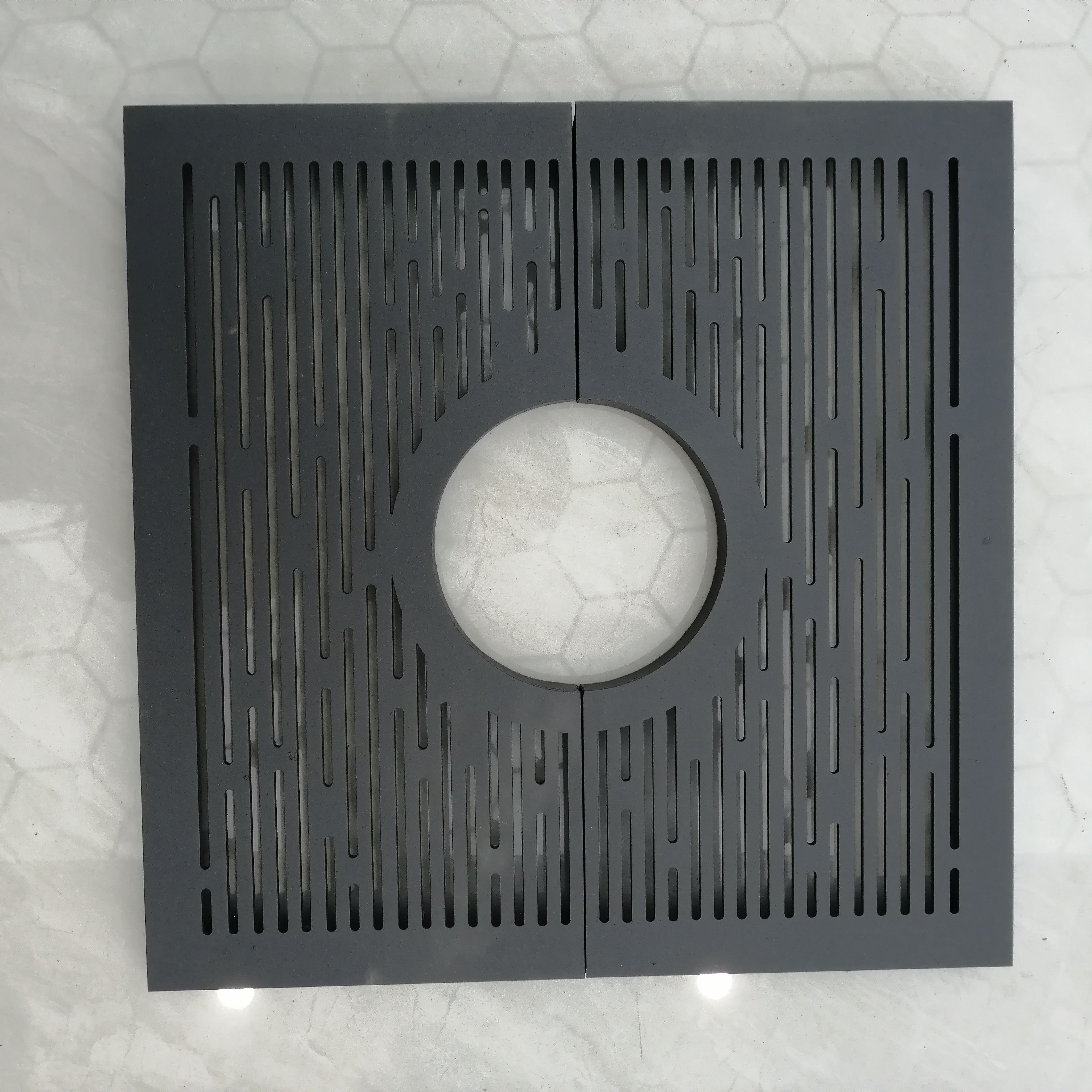 不锈钢树池篦子护树板钢板切割树池盖板