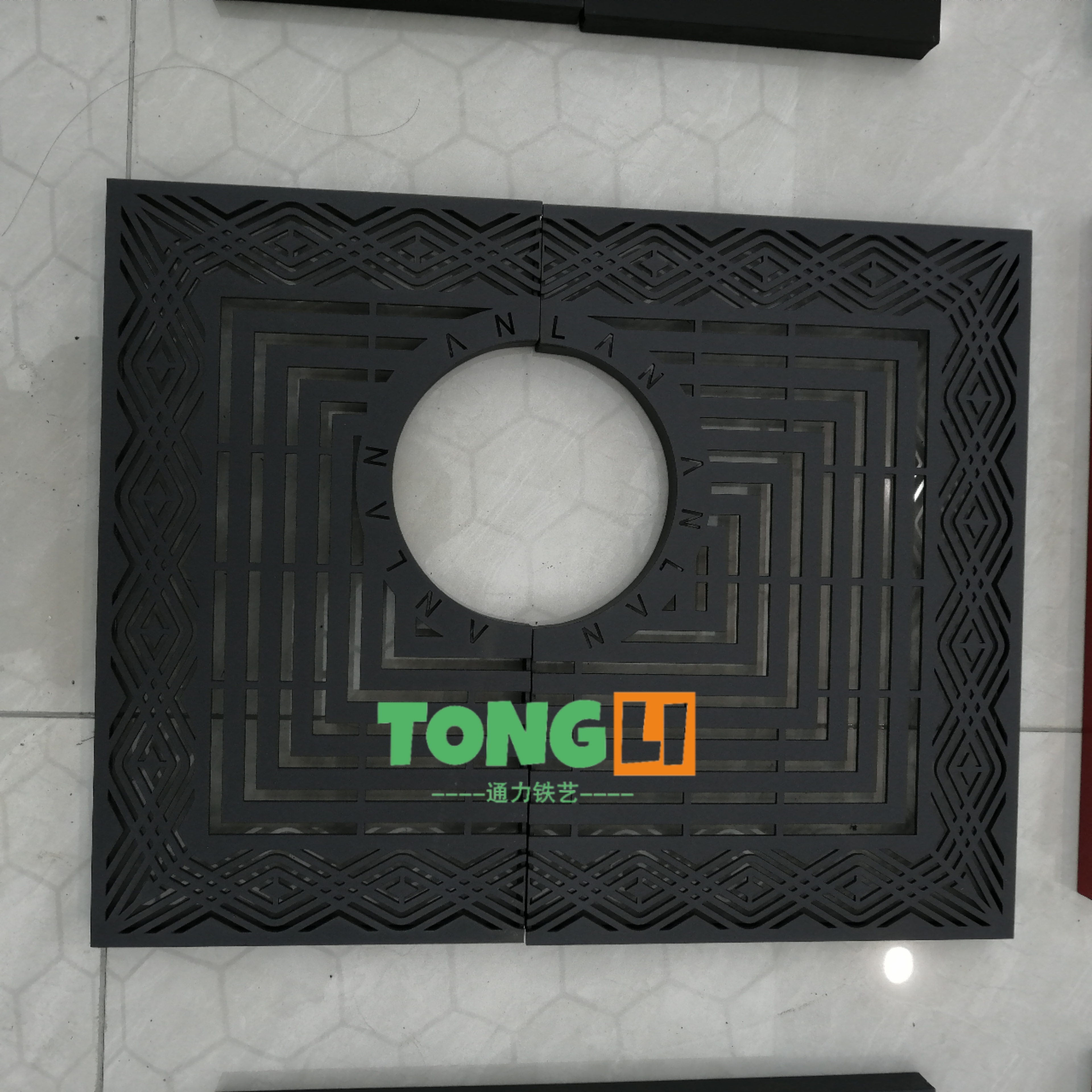 不锈钢树池篦子钢板切割树池盖板护树板